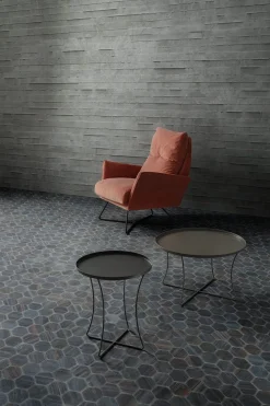 Tavolino da salotto con vassoio Gabriel Ø40
