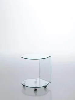 Tavolino lato divano in vetro Bendigo