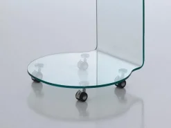 Tavolino lato divano in vetro Bendigo
