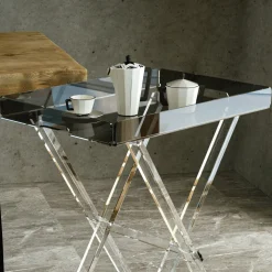 Tavolino pieghevole con vassoio Milena