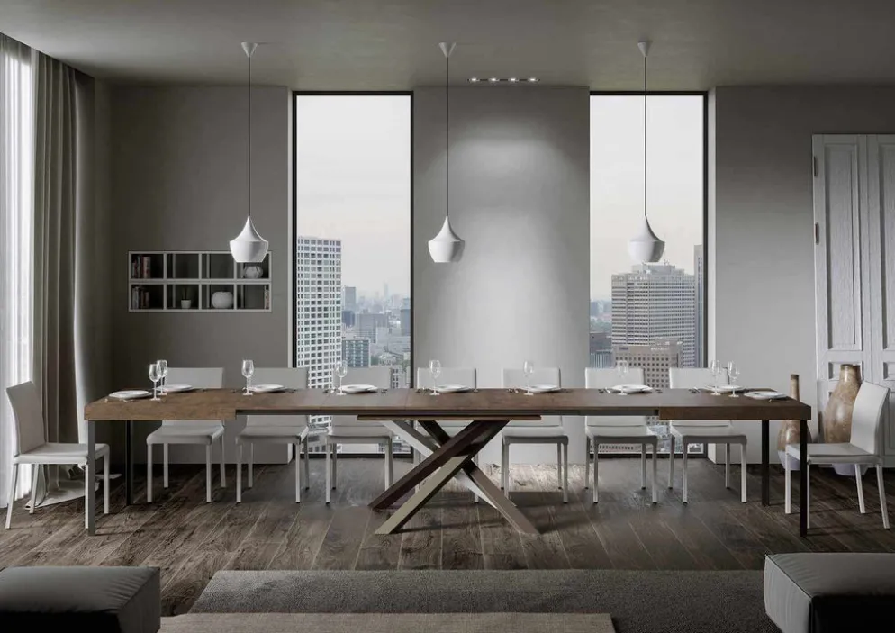 Tavolo allungabile Aberdeen 4C 90x160/420 cm