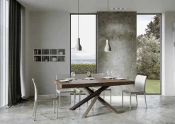 Tavolo allungabile Aberdeen 4C 90x160/420 cm