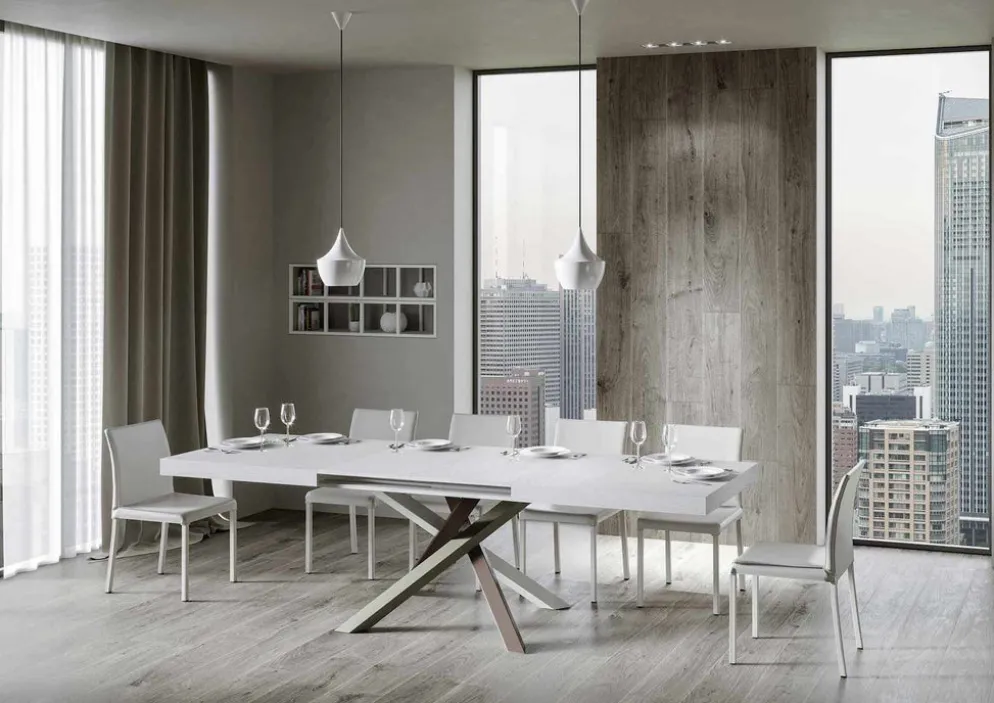 Tavolo allungabile Aberdeen 4C 90x160/420 cm