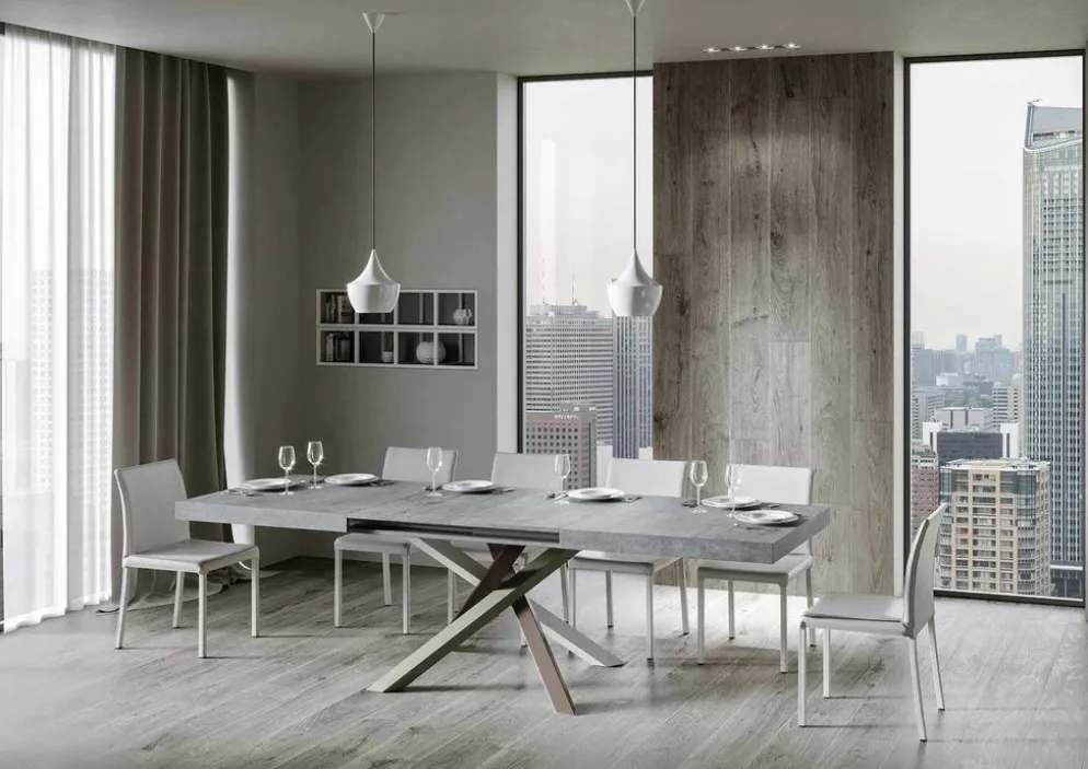 Tavolo allungabile Aberdeen 4C 90x160/420 cm
