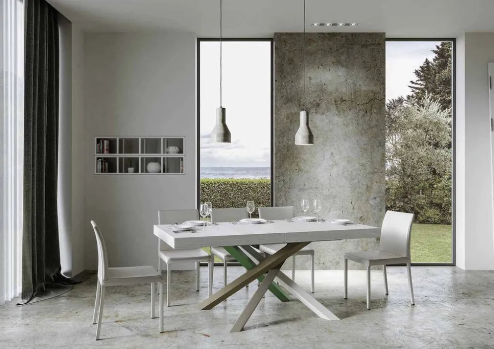 Tavolo allungabile Aberdeen 4A 90x180/440 cm