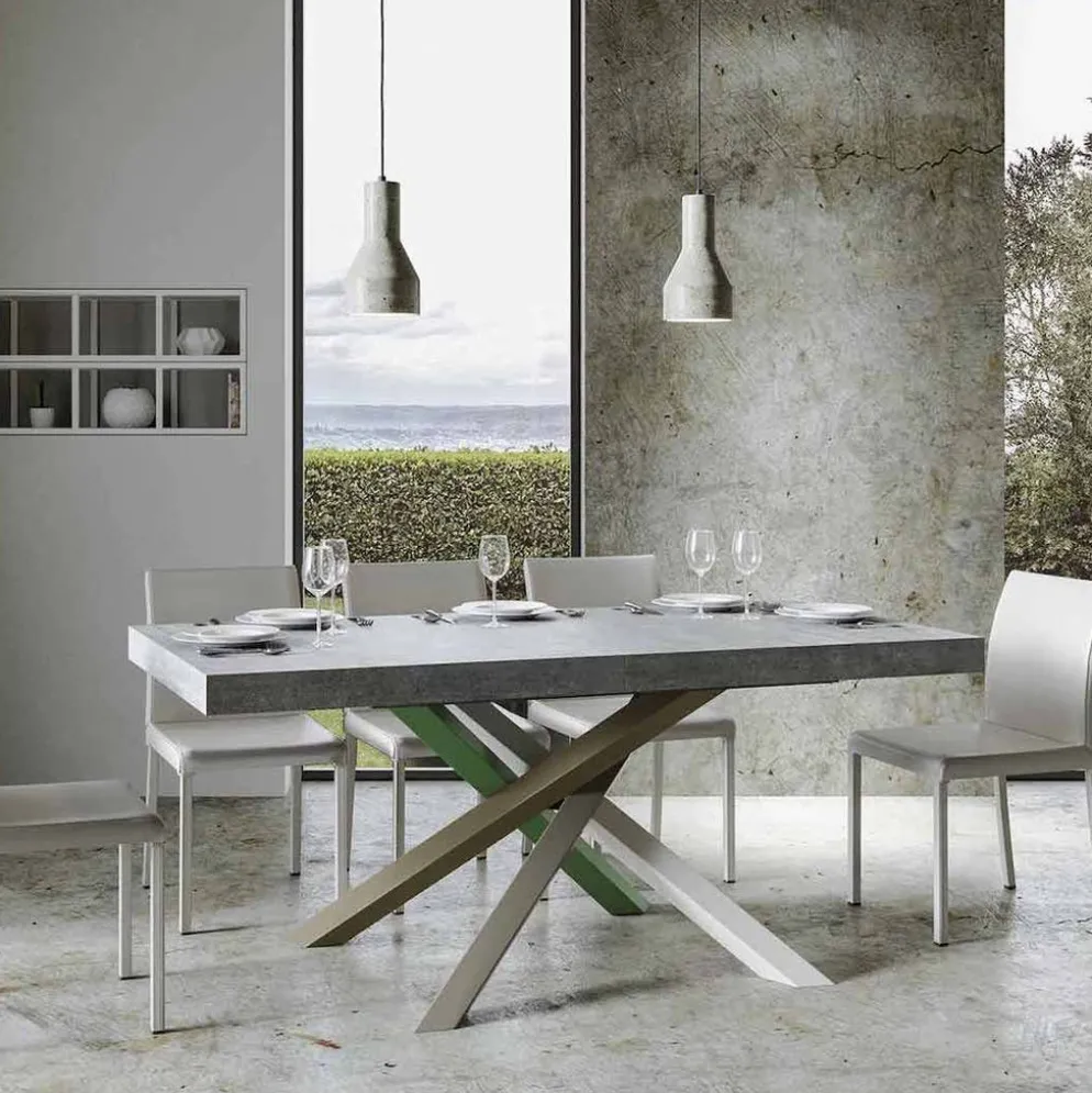 Tavolo allungabile Aberdeen 4A 90x180/440 cm