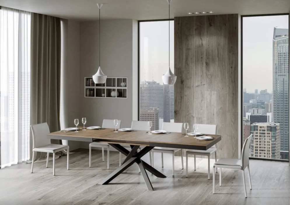 Tavolo allungabile Aberdeen Evolution 90x160/420 cm