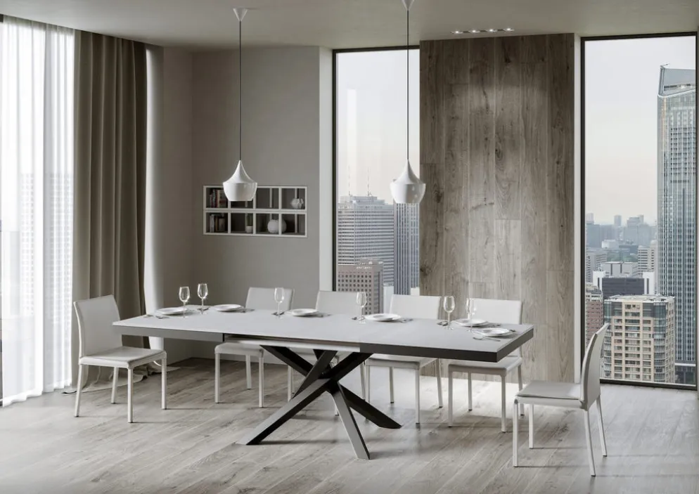 Tavolo allungabile Aberdeen Evolution 90x160/420 cm