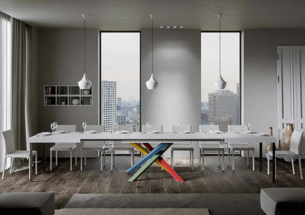 Tavolo allungabile Aberdeen 4B 90x130/390 cm