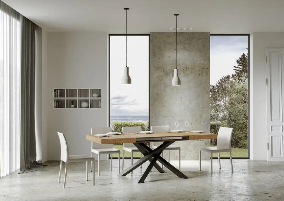 Tavolo allungabile Aberdeen 90x130/390 cm