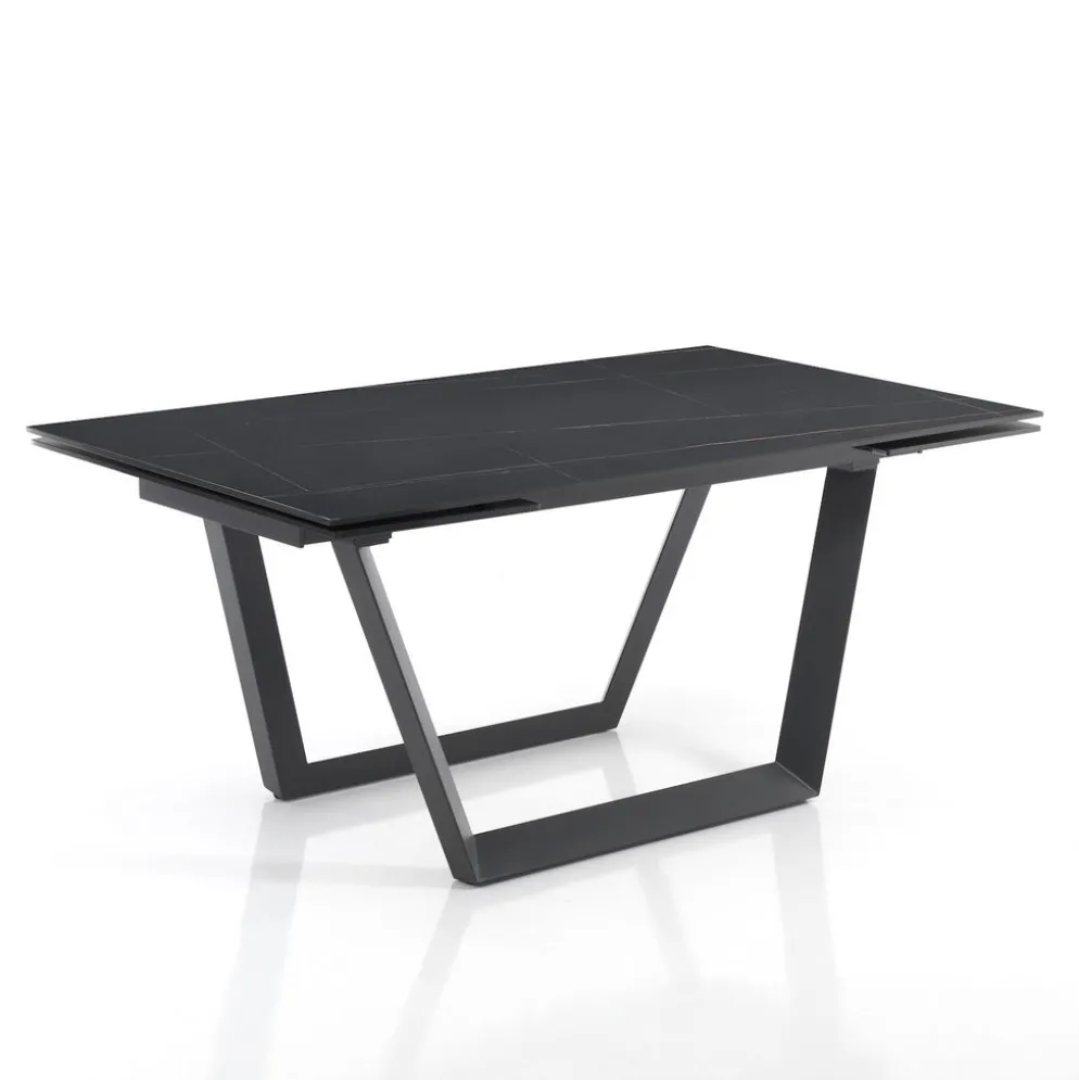 Tavolo allungabile con piano in ceramica Richard Black