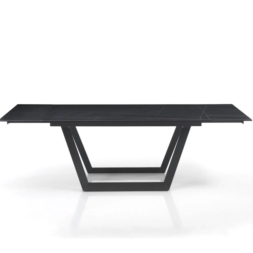 Tavolo allungabile con piano in ceramica Richard Black