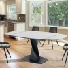 Tavolo allungabile con piano in ceramica Bernat Marble