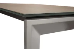 Tavolo allungabile Duarte piano vetro ceramica 140 x 90 cm