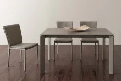 Tavolo allungabile Duarte piano vetro ceramica 140 x 90 cm