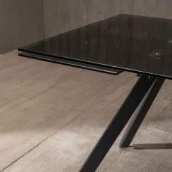 Tavolo allungabile in vetro Lysen