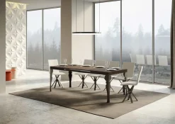 Tavolo allungabile moderno Askim 90x130/390 cm