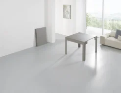 Tavolo consolle allungabile in acciaio Dutton