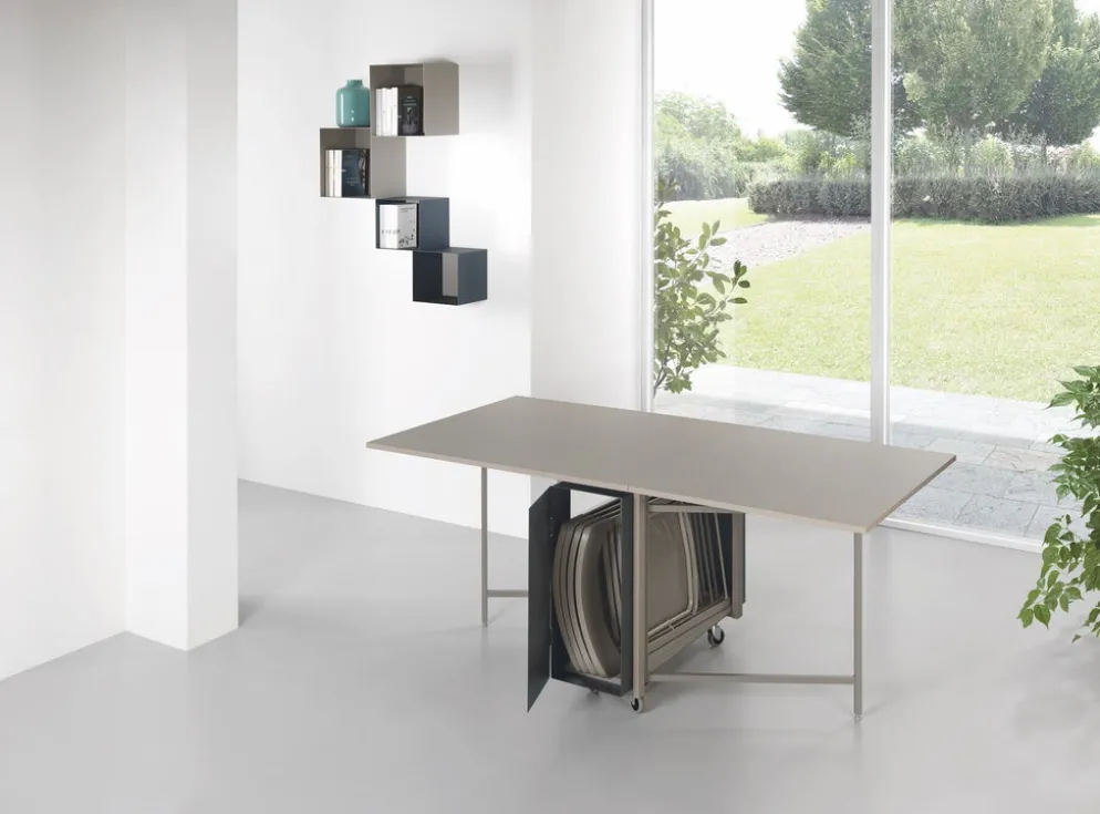Tavolo consolle allungabile con sedie Newton