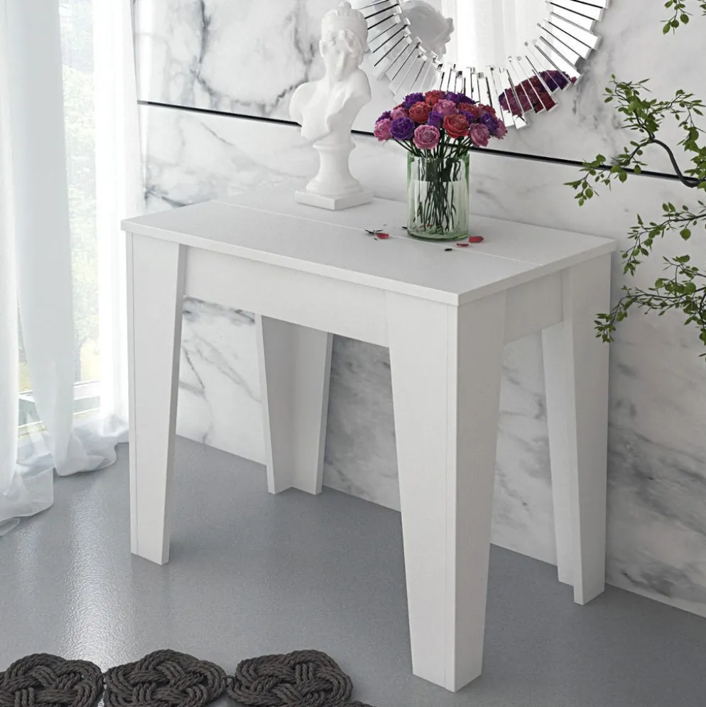 Tavolo consolle allungabile Zulc White