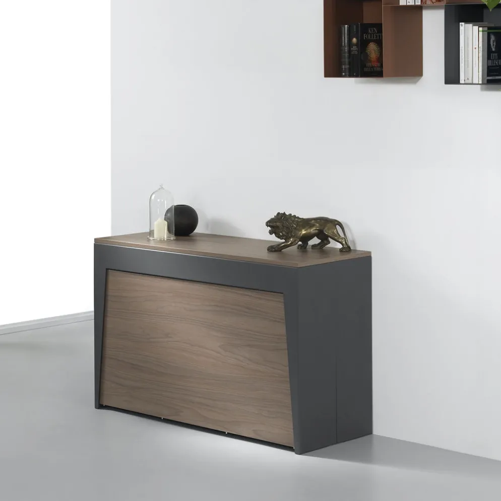 Tavolo consolle allungabile con sedie Glen 120
