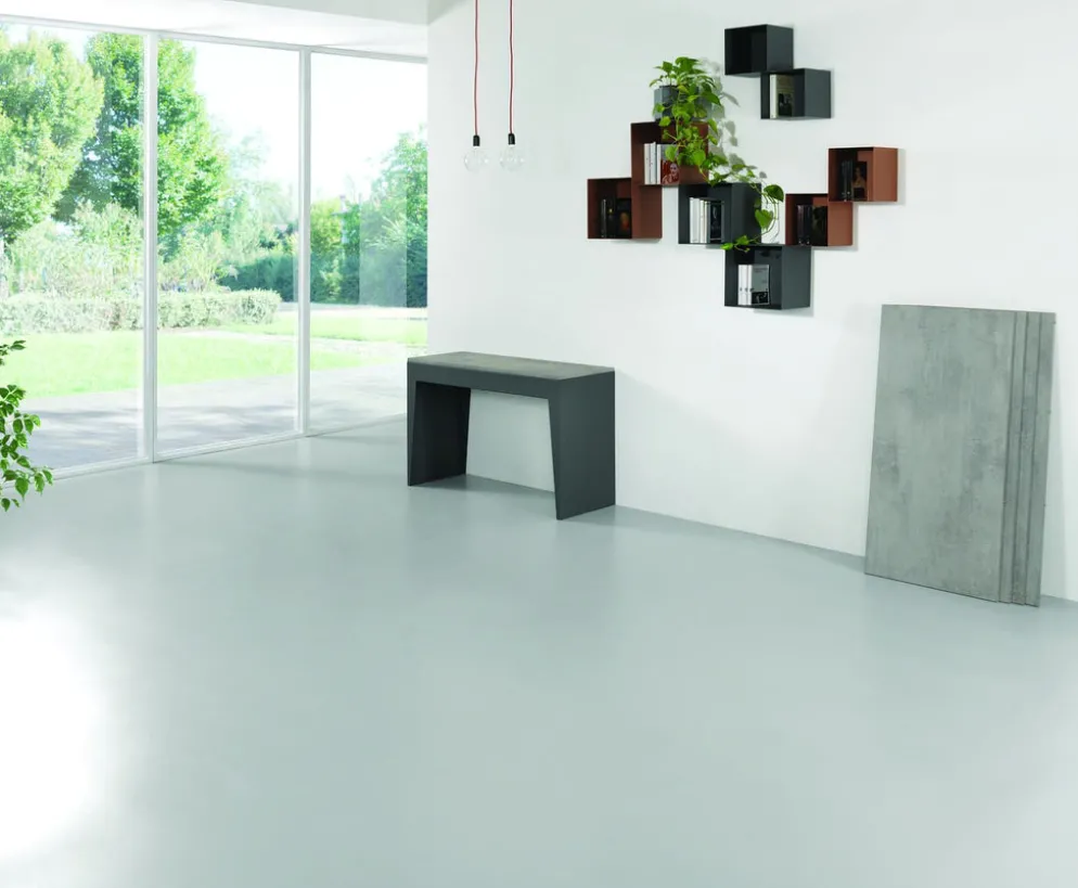 Tavolo consolle allungabile con sedie Glen 120