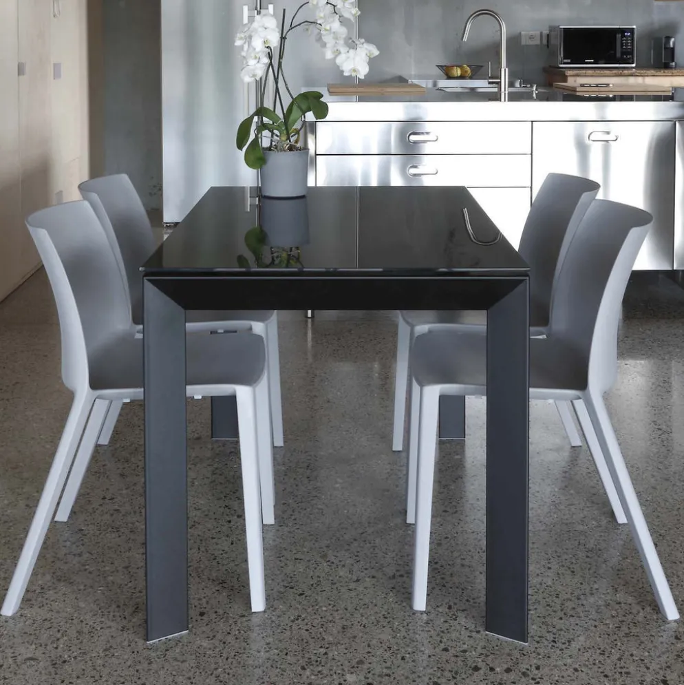 Tavolo da cucina allungabile Devis Vetro