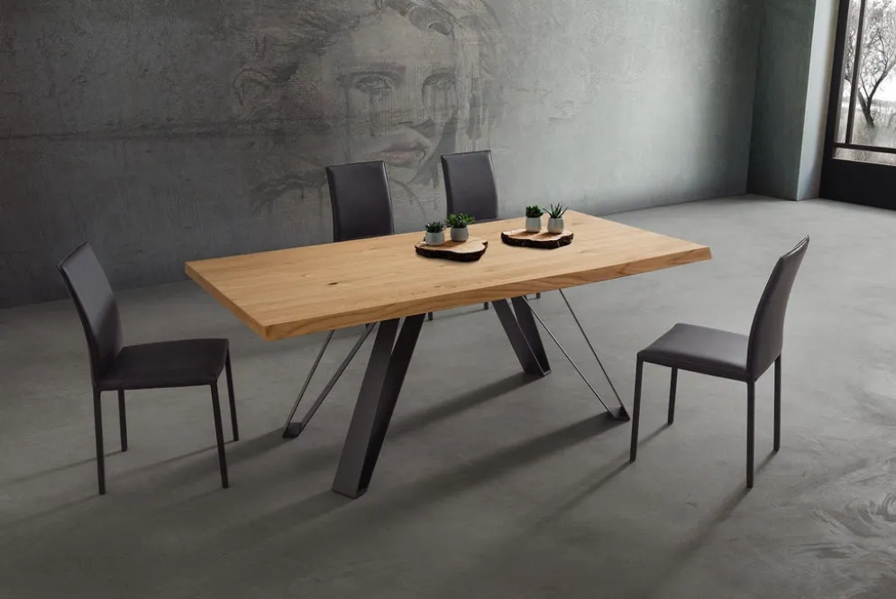 Tavolo da pranzo fisso Sanders Wood