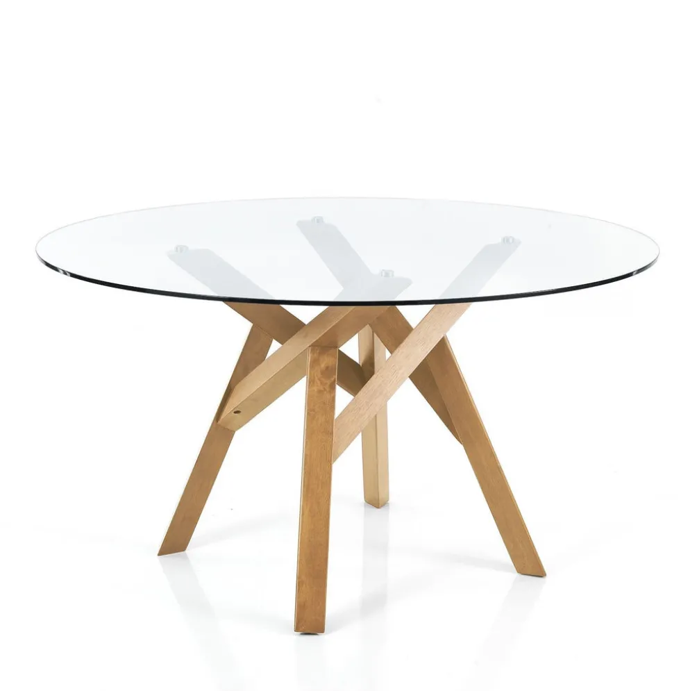 Tavolo da pranzo rotondo Meredith Oak