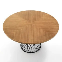 Tavolo da pranzo rotondo Stairway Oak