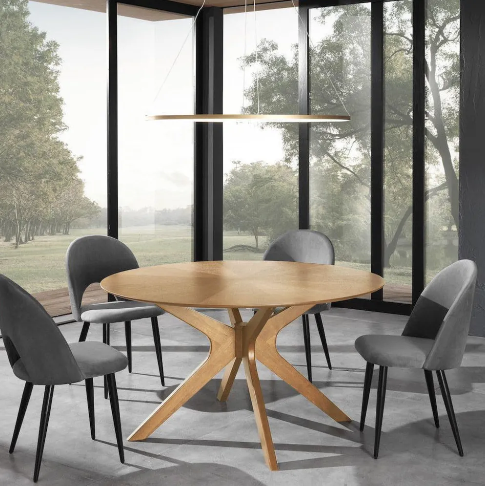 Tavolo da pranzo rotondo Venues Oak