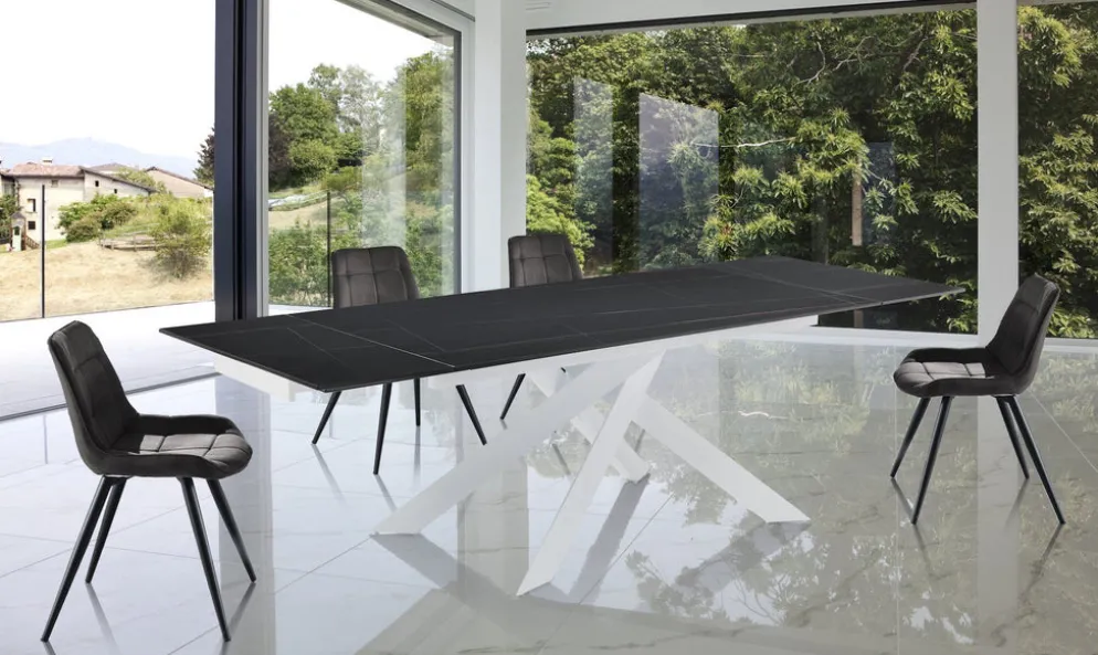 Tavolo piano in ceramica Brydon Marble 2