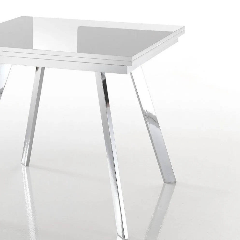 Tavolo quadrato allungabile a libro Dabol