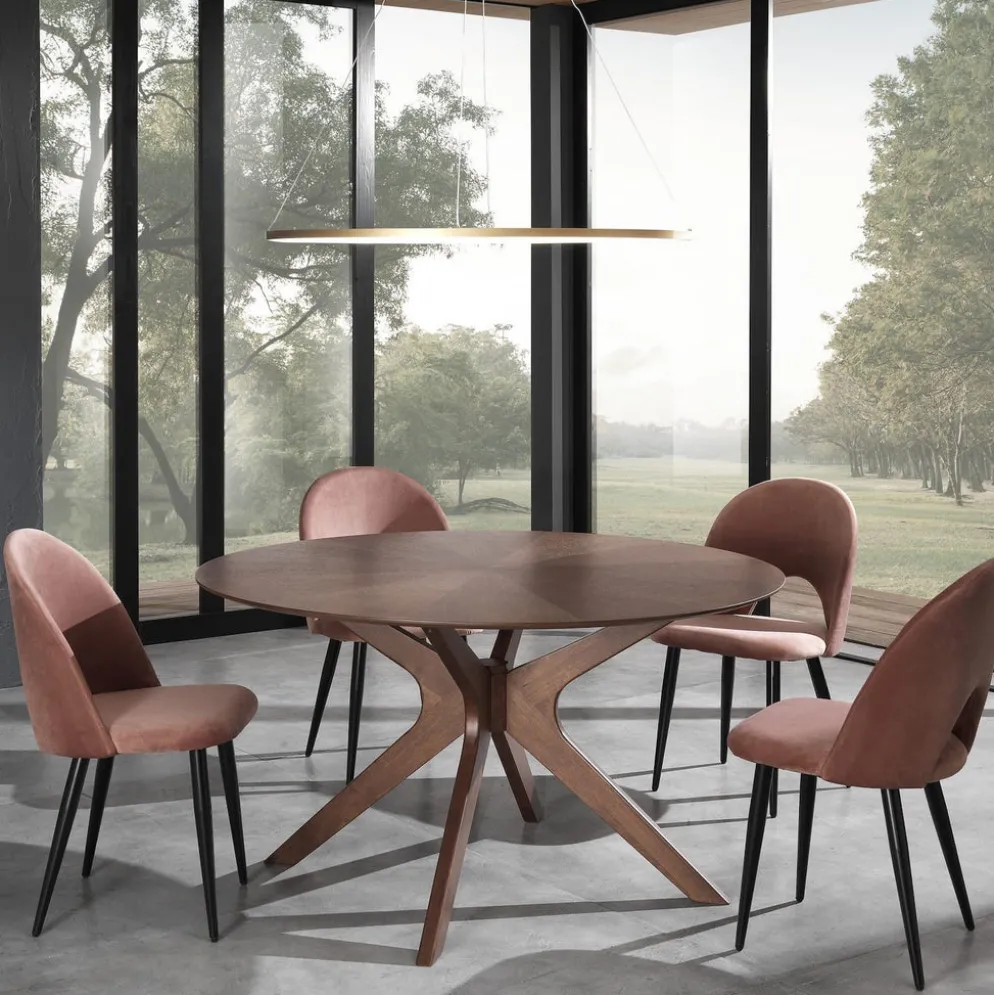 Tavolo rotondo Venues Walnut