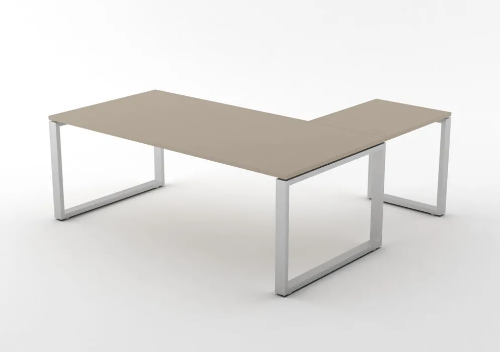Valentia | Scrivania direzionale angolare Made in Italy