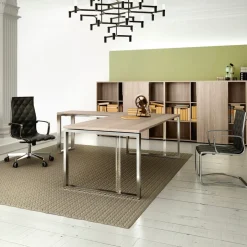 Valentia | Scrivania direzionale angolare Made in Italy
