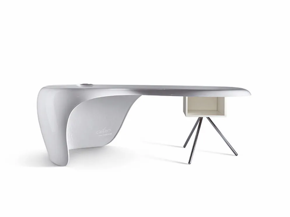 Vetra | Scrivania con cassettiera Made in Italy
