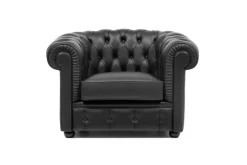 Windsor | Poltrona in pelle Made in Italy